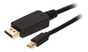 2-Power - DisplayPort cable - DisplayPort (P) to Mini DisplayPort (P) - 1 m