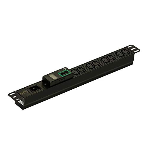 APC Easy Metered Rack PDU EPDU1016M - Power distribution unit (rack-mountable) - AC 200/208/230 V - 3680 VA - Ethernet - input: IEC 60320 C20 - output connectors: 8 (IEC 60320 C13) - 1U - 2.5 m - black - for P/N: AR106V, SCL400RMJ1U, SCL500RMI1UC, SCL500RMI1UNC, SMTL1000RMI2UC, SMTL750RMI2UC