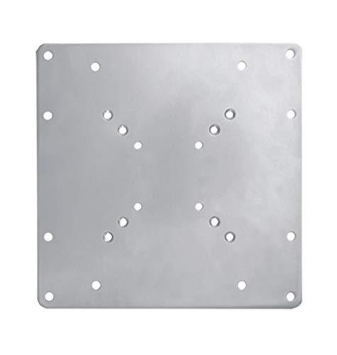 NewStar VESA Conversion Plate from VESA 75x75mm & 100x100mm to 100x200mm & 200x200mm - Silver - Mounting component (adapter plate) for LCD display - silver - screen size: 22"-42"