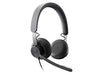 Logitech Zone Wired - Headset - on-ear - wired - USB-C - graphite