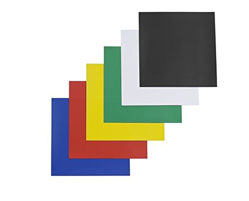 Best Value Nobo Magnetic Squares, Pack of 6, Assorted Colours, 150 x 150 mm, 1901104