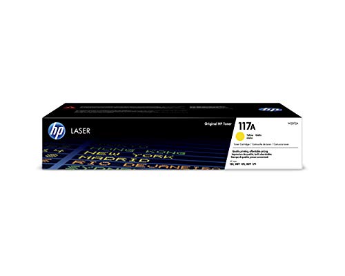 HP 117A - Yellow - original - toner cartridge (W2072A) - for Color Laser 150a, 150nw, MFP 178nw, MFP 178nwg, MFP 179fnw, MFP 179fwg