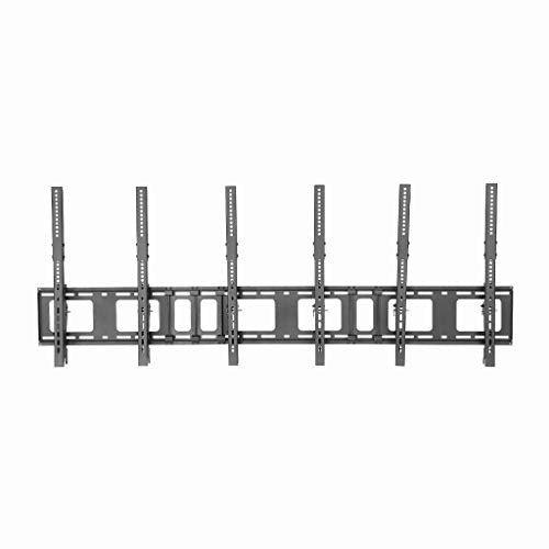 Neomounts by Newstar NS-WMB300P - Bracket - for 3 LCD displays - black - screen size: 40"-52" - wall-mountable