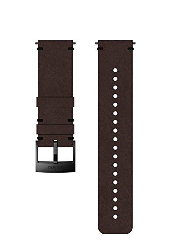 Suunto Urban 2 - Strap for smart watch - M size - black, brown - for Suunto 7, 9, Spartan Sport HR Baro Stealth, Spartan Sport Wrist HR