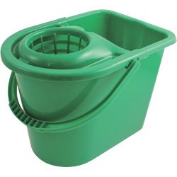 Best Value Bentley Industrial MB.04 Plastic Traditional Sieve Mop Bucket, 15 L Capacity, Green