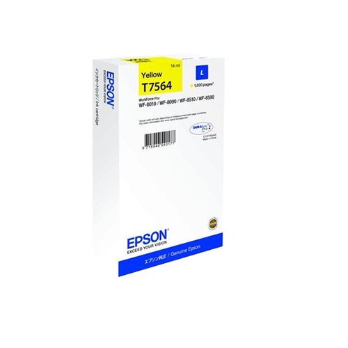 Best Value Epson L Workforce 8000 Series Ink Cartridge, Yellow, Genuine, Amazon Dash Replenishment Ready