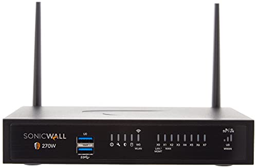 SonicWall TZ270W - Security appliance - GigE - Wi-Fi 5 - 2.4 GHz, 5 GHz - desktop