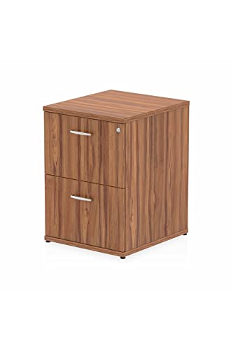 Dynamic Impulse 2 Drawer Filing Cabinet Walnut I000132