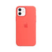 Apple Case with MagSafe - Back cover for mobile phone - silicone - pink citrus - for iPhone 12, 12 Pro