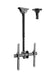 NewStar NeoMounts TV/Monitor Ceiling Mount for 32"-60" Screen, Height Adjustable - Black - Ceiling mount for LCD / plasma panel - black - screen size: 32"-60"