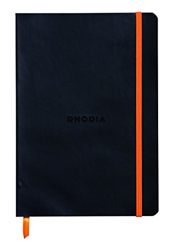 Best Value Rhodiarama Softback Notebook, A5, Lined - Black