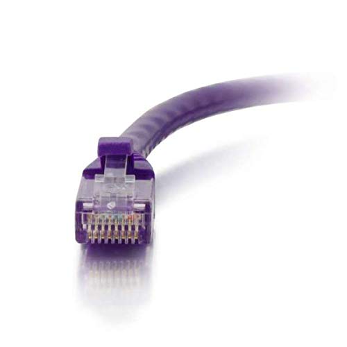 C2G Cat6 Booted Unshielded (UTP) Network Patch Cable - Patch cable - RJ-45 (M) to RJ-45 (M) - 1.5 m - UTP - CAT 6 - molded, snagless, stranded - purple