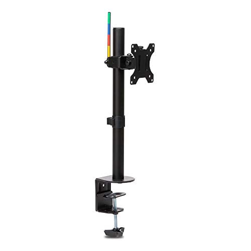 Kensington SmartFit Ergo Single Monitor Arm - Mounting kit - for Monitor (adjustable arm) - black - screen size: up to 34" - desktop, C-clamp, grommet, desk-mountable