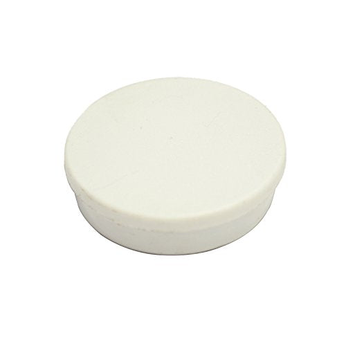 Best Value Bi-Silque 10 mm Round Magnet - White (Pack of 10)