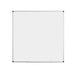 Best Value Bi-Office Whiteboard Maya, Enamel Surface, Aluminium Frame, 120 x 120 cm