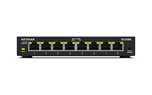 NETGEAR Plus GS308E - Switch - smart - 8 x 10/100/1000