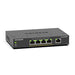 NETGEAR Plus GS305EP - Switch - smart - 5 x 10/100/1000 (4 PoE+) - desktop, wall-mountable - PoE+ (63 W)