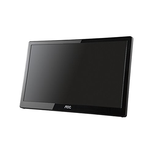 AOC e1659Fwu 15.6" 16:9 Black WLED 1366x768, TN 170/160 (CR10), 500:1, 5ms, USB x1, Tilt, USB, the perfect USB powered portable monitor accessory for laptop and computer.