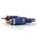 C2G Velocity - Audio cable - composite audio - RCA male to RCA male - 1 m - double shielded twisted pair