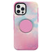 OtterBox Otter + Pop Symmetry Series - Back cover for mobile phone - polycarbonate, synthetic rubber - daydreamer pink graphic - for Apple iPhone 12, 12 Pro