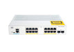 Cisco Catalyst 1000-16P-2G-L - Switch - Managed - 16 x 10/100/1000 (PoE+) + 2 x Gigabit SFP (uplink) - rack-mountable - PoE+ (120 W)