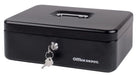 Best Value Robust steel-construction cash box Black 12 Inch