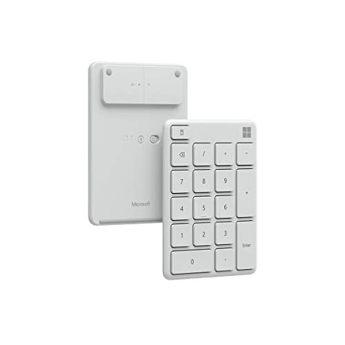 Microsoft Number Pad - Keypad - wireless - Bluetooth 5.0 - Glacier