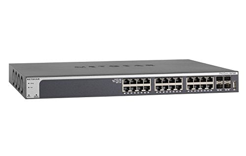 NETGEAR Smart XS728T - Switch - L3 Lite - smart - 24 x 10GBase-T + 4 x 10 Gigabit SFP+ - desktop, rack-mountable