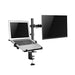 NewStar Full Motion and Desk Mount (clamp) for 10-27" Monitor Screen AND Laptop, Height Adjustable - Black - Desk mount for LCD display / notebook (adjustable arm) - black - screen size: 10"-32"