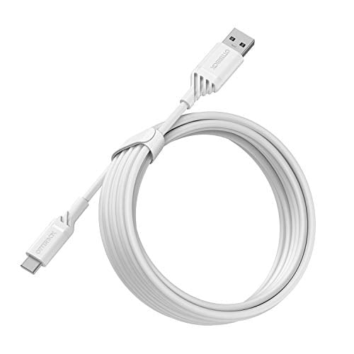 OtterBox Standard - USB cable - USB-C (M) to USB (M) - 3 m - cloud dream white