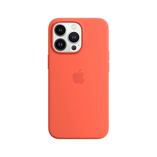 Apple - Back cover for mobile phone - with MagSafe - MagSafe compatibility - silicone - nectarine - for iPhone 13 Pro