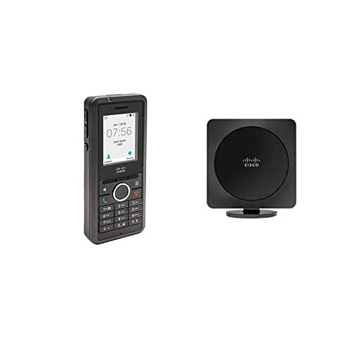 Cisco IP DECT Phone 6825 - Cordless extension handset - with Bluetooth interface - DECT - SIP - 2 lines - with Cisco IPDECT 210 Multi-Cell Basestation