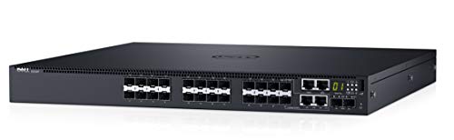 Dell Networking S3124F - Switch - L3 - Managed - 24 x Gigabit SFP + 2 x 10 Gigabit SFP+ + 2 x combo Gigabit SFP - front to back airflow - rack-mountable - Dell Smart Value - with 3 Years Dell ProSupport