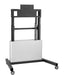 PFTE 7111 - Motorised large display trolley with cabinet - Silver/black