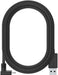 Huddly - USB cable - USB Type A (M) to USB-C (M) angled - USB 3.1 Gen 1 - 5 m - black