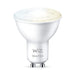 WiZ Whites - LED light bulb with reflector - shape: PAR16 - GU10 - 4.9 W (equivalent 50 W) - class A+ - warm white to daylight - 2700-6500 K