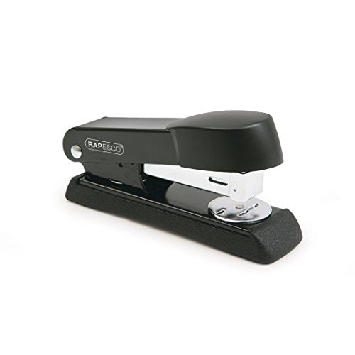 Best Value Rapesco A52600B3 Minno Half Strip Stapler - Black