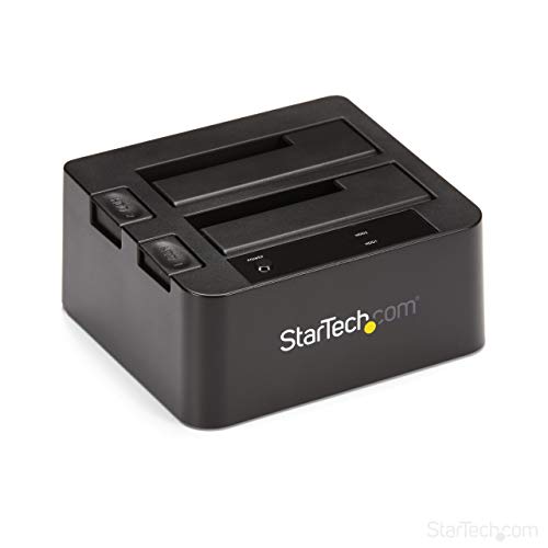 Best Value StarTech.com SDOCK2U313 SATA Hard Drive Docking Station, USB 3.1 (10 Gbps) Hard Drive Dock for 2.5 Inch and 3.5 Inch SATA SSD/HDD Drives