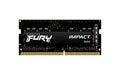 Kingston FURY Impact - DDR4 - kit - 16 GB: 2 x 8 GB - SO-DIMM 260-pin - 2666 MHz / PC4-21300 - CL15 - 1.2 V - unbuffered - non-ECC - black