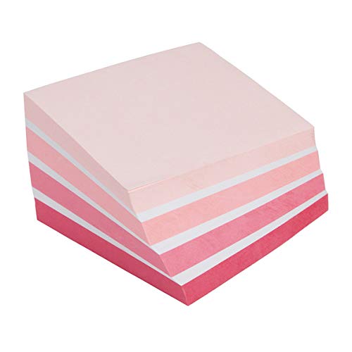 Best Value Post-It Notes, 2028P 76 x 76 mm - Pastel Pink, 1 Cube (450 Sheets)