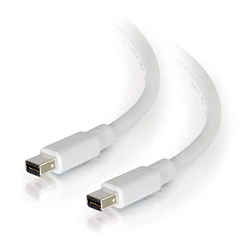 C2G 2m Mini DisplayPort Cable 4K UHD M/M - White - DisplayPort cable - Mini DisplayPort (M) to Mini DisplayPort (M) - 2 m - white