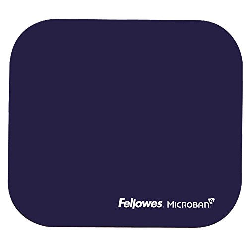 Best Value Fellowes 5933805 Mouse Pad with Microban Antibacterial Protection - Navy