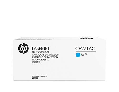 HP CE271AC Toner Cartridge for CLJ CP5525N - Cyan