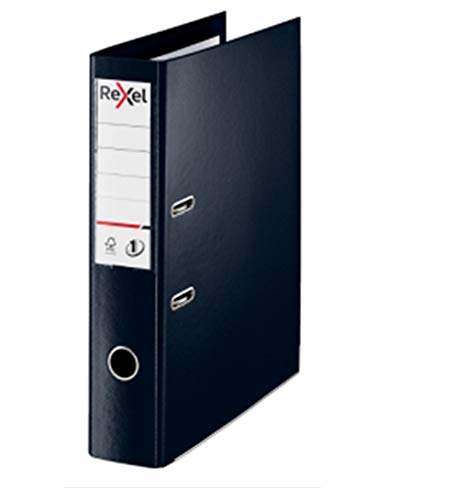 Best Value Rexel Choices Foolscap PP Lever Arch File Black - Pack of 10