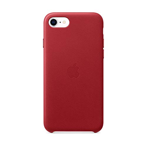 Apple (PRODUCT) RED - Back cover for mobile phone - leather - red - for iPhone 7, 8, SE (2nd generation)