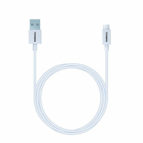 Duracell - USB cable - USB Type A (P) to USB-C (P) - USB 3.0 - 1 m - white