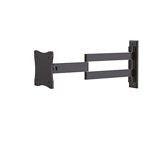 NewStar TV/Monitor Wall Mount (Full Motion) for 10"-27" Screen - Black - Wall mount for LCD display (adjustable arm) - black - screen size: 10"-27"