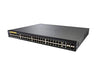 Cisco Small Business SF350-48P - Switch - L3 - Managed - 48 x 10/100 (PoE+) + 2 x 10/100/1000 + 2 x combo Gigabit SFP - rack-mountable - PoE+ (382 W)