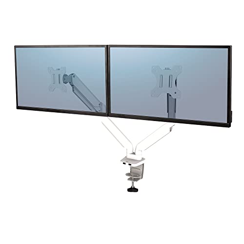 Fellowes Platinum Series Dual Monitor Arm White Dd