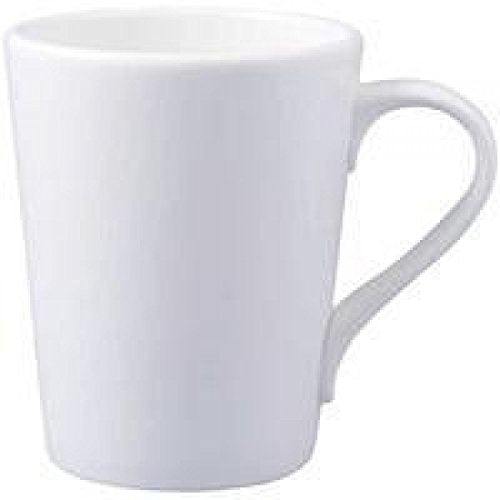 Best Value Fsmisc Classic White Mugs (Pack of 6) 0305092, Porcelain, 34.5 x 32.2 x 7.5 cm